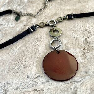 Polished Wood Necklace